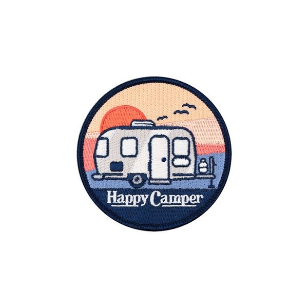 happy camper sewing notions embroidery iron on patches for clothing backpack shirts hats custom patch, Black
happy camper sewing notions embroidery iron on patches for clothing backpack shirts hats custom patch, Black