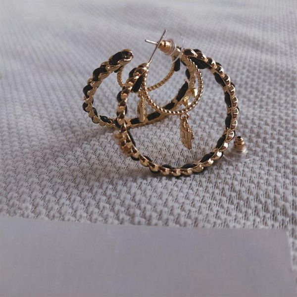 metal hoop earring accessories lock with leather fashion pearl c symbol retro designer earrings310f, Golden
metal hoop earring accessories lock with leather fashion pearl c symbol retro designer earrings310f, Golden