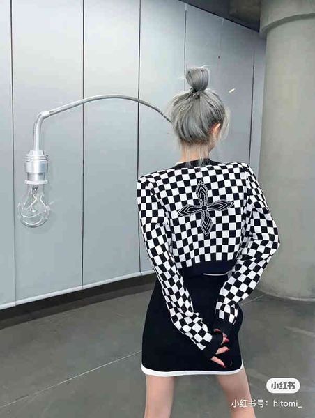 women's knits & tees 2022 spring black and white plaid knitted jacket casual versatile short cardigan thin sweater women vqmi
women's knits & tees 2022 spring black and white plaid knitted jacket casual versatile short cardigan thin sweater women vqmi