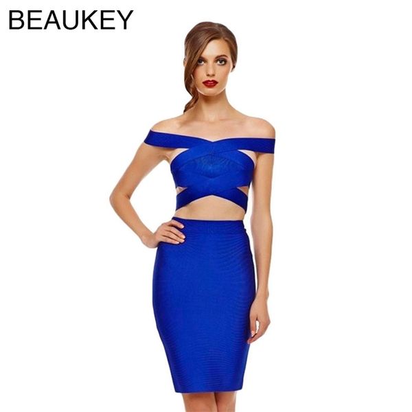 royal blue womens bandage 2 piece off the shoulder slash neck crop high waist knee length bodycon skirt 210414, White
royal blue womens bandage 2 piece off the shoulder slash neck crop high waist knee length bodycon skirt 210414, White