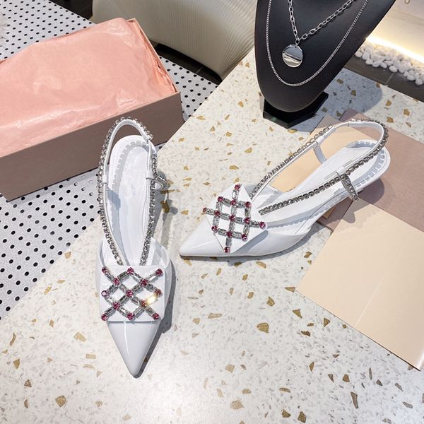 women designer classic sandals imported cow paint leather middle heels qulity fashion a variety of colors are available, Black
women designer classic sandals imported cow paint leather middle heels qulity fashion a variety of colors are available, Black