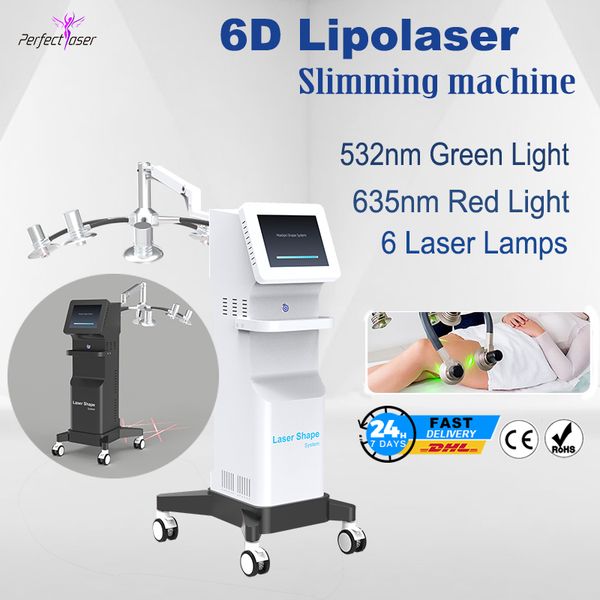 popular 532 650 dual wave 6d lipo laser slimming red green light lipolazer body shape system machine fda approved
popular 532 650 dual wave 6d lipo laser slimming red green light lipolazer body shape system machine fda approved