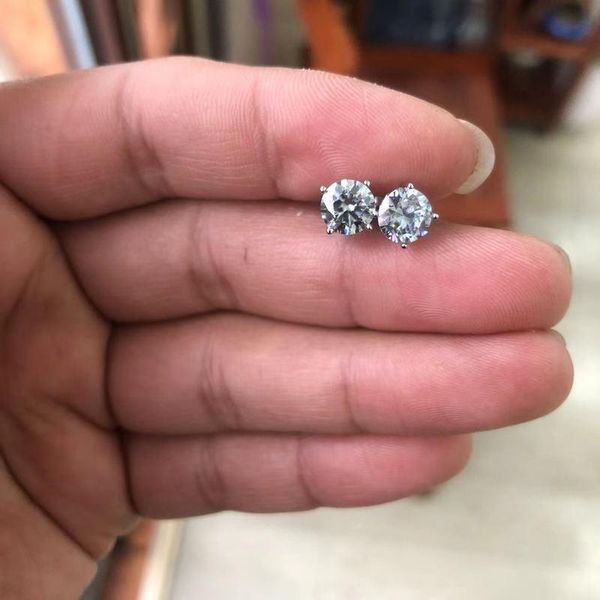 stud 100% 925 sterling silver gray moissanite gemstone wedding romantic earings fine jewelry wholesale, Golden;silver
stud 100% 925 sterling silver gray moissanite gemstone wedding romantic earings fine jewelry wholesale, Golden;silver