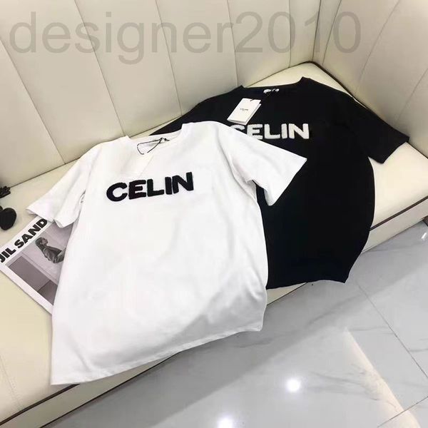 women's t-shirt designer restore ce home letters three-dimensional towel embroidery short sleeve t-shirt women's loose design sens, White
women's t-shirt designer restore ce home letters three-dimensional towel embroidery short sleeve t-shirt women's loose design sens, White