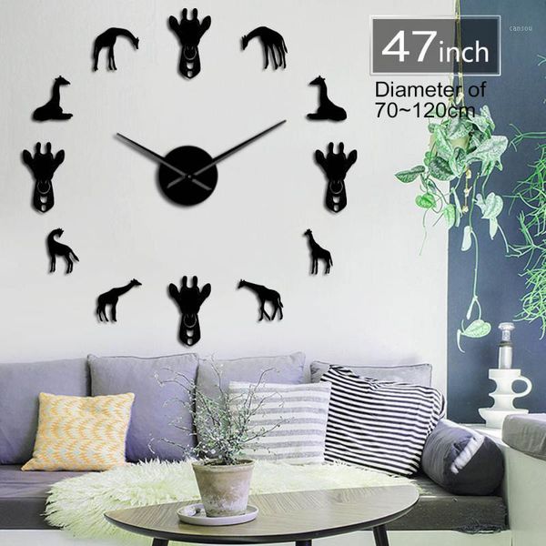 wall clocks deer giraffe animals silhouette stickers face diy art large clock wildlife animal giant decor
wall clocks deer giraffe animals silhouette stickers face diy art large clock wildlife animal giant decor