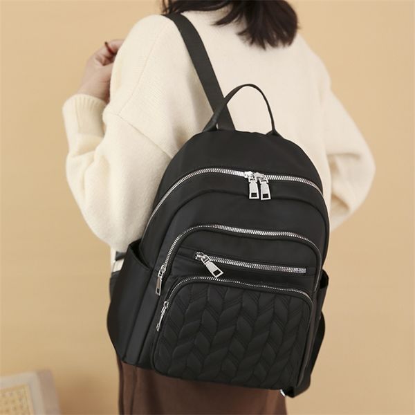 seetic casual oxford backpack women waterproof school bag quality ladies travel bag solid color multiple pockets backpack female 220514
seetic casual oxford backpack women waterproof school bag quality ladies travel bag solid color multiple pockets backpack female 220514