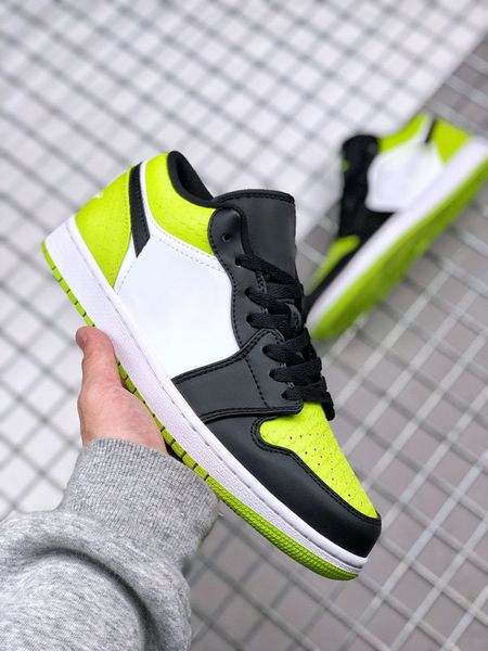 brand shoes basketball jumpman 1s low se snake green colorway green/white-black leather trainers sneaker size eu36-46
brand shoes basketball jumpman 1s low se snake green colorway green/white-black leather trainers sneaker size eu36-46