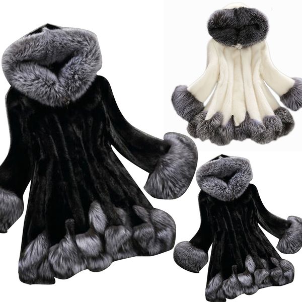 skirt coats women furry jackets winter chic faux fur plush long sleeve hooded button overcoat outwear coat woman clothing 8xl, Black
skirt coats women furry jackets winter chic faux fur plush long sleeve hooded button overcoat outwear coat woman clothing 8xl, Black