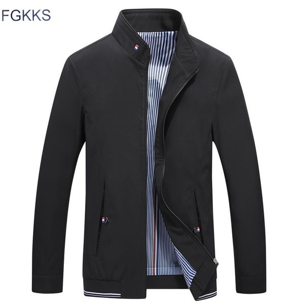 fgkks men brand business casual jackets men's solid color jackets autumn winter new male england thin jacket coats lj201013, Black;brown
fgkks men brand business casual jackets men's solid color jackets autumn winter new male england thin jacket coats lj201013, Black;brown