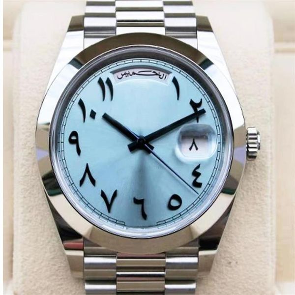 classic men mens ancient arabic daydate 41mm sapphire watch watches sports automatic movement mechanical steel montre de luxe wris296y, Slivery;brown
classic men mens ancient arabic daydate 41mm sapphire watch watches sports automatic movement mechanical steel montre de luxe wris296y, Slivery;brown