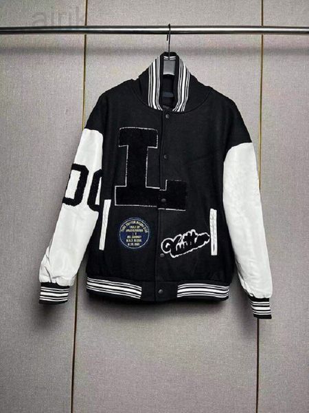 2023 street fashion catwalk jacket men's baseball uniform flat embroidery pull side high street jacket color black white size 2xl/3xl/4, Black;brown
2023 street fashion catwalk jacket men's baseball uniform flat embroidery pull side high street jacket color black white size 2xl/3xl/4, Black;brown