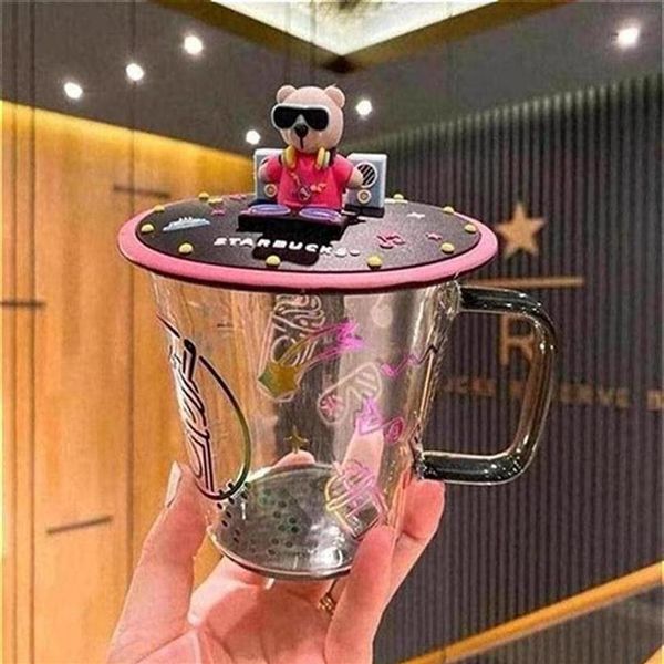 starbucks music dj mug with cute bear silicone lid rainbow glass drinking cup270o3029
starbucks music dj mug with cute bear silicone lid rainbow glass drinking cup270o3029