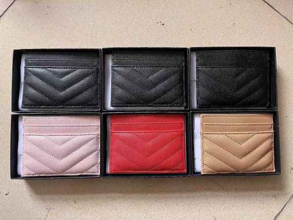 fashion 2021 card new holders caviar woman mini wallet purse color genuine leather pebble texture luxury black wallet with box, Brown;gray
fashion 2021 card new holders caviar woman mini wallet purse color genuine leather pebble texture luxury black wallet with box, Brown;gray