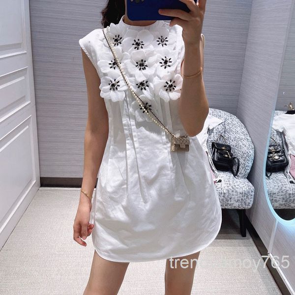 casual dresses camellia sleeveless dress temperament celebrity solid color thin flower shirt skirt summer high end, Black;gray
casual dresses camellia sleeveless dress temperament celebrity solid color thin flower shirt skirt summer high end, Black;gray