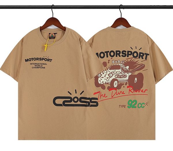 22ss khaki car t shirt usa europe high street tee spring summer fashion skateboard men women cotton tshirt sdq7, Black;brown
22ss khaki car t shirt usa europe high street tee spring summer fashion skateboard men women cotton tshirt sdq7, Black;brown