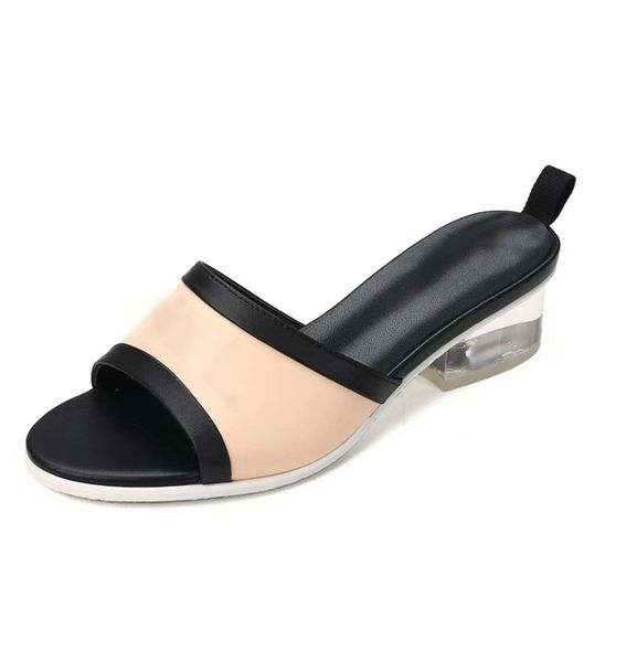 2022 classic luxury designer women's fashion 4cm crystal heel slippers summer indoor and outdoor casual shoes sheepskin sandals famous, Black
2022 classic luxury designer women's fashion 4cm crystal heel slippers summer indoor and outdoor casual shoes sheepskin sandals famous, Black