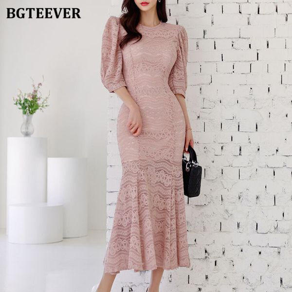 fashion puff sleeve mermaid lace dress for women 2021 elegant o-neck slim women package hip midi vestidos, Black;gray
fashion puff sleeve mermaid lace dress for women 2021 elegant o-neck slim women package hip midi vestidos, Black;gray