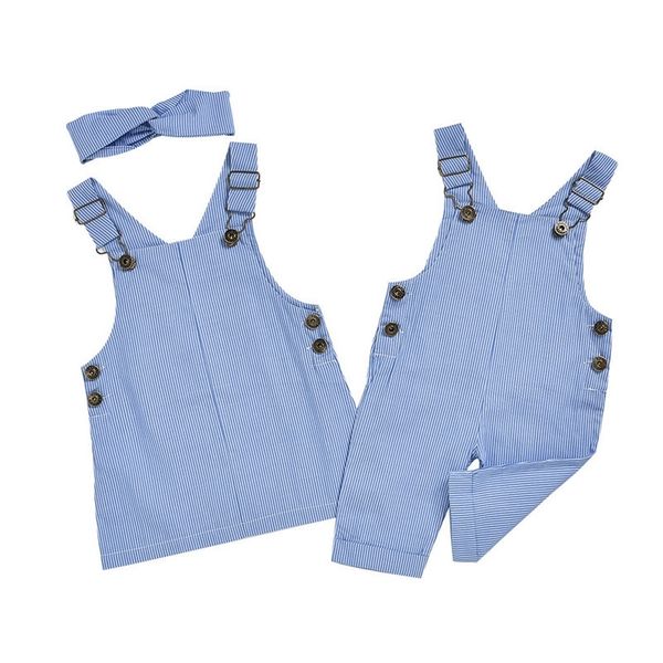 big sister little borther summer matching clothes outfits family look dress with headband overalls rompers for baby girl boy 220531, Blue
big sister little borther summer matching clothes outfits family look dress with headband overalls rompers for baby girl boy 220531, Blue