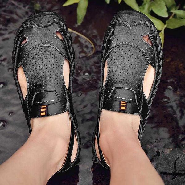 2022 designer slippers sandale para sport rubber sandles masculino sandalias uomo herren cuero male roman outdoor sandel masculina man homme, Black
2022 designer slippers sandale para sport rubber sandles masculino sandalias uomo herren cuero male roman outdoor sandel masculina man homme, Black