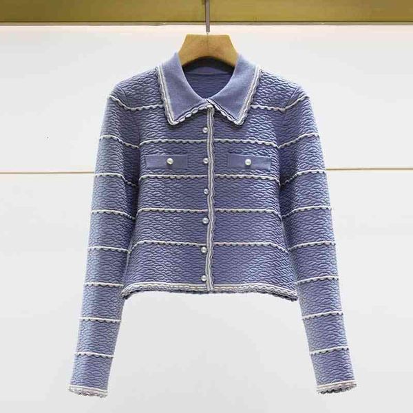 women's jackets fadan s family's autumn and winter women's clothing exquisite striped beaded knitted top, Black;brown
women's jackets fadan s family's autumn and winter women's clothing exquisite striped beaded knitted top, Black;brown