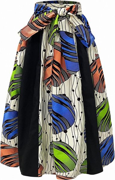 women's african wax skirt ankara print long maxi skirts with pockets r47q#, Black;gray
women's african wax skirt ankara print long maxi skirts with pockets r47q#, Black;gray