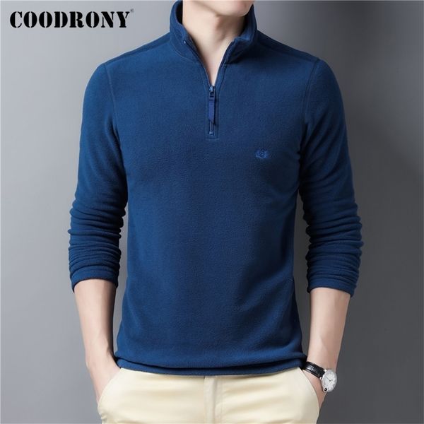 coodrony brand autumn winter casual pure color hoodies sweatshirt zipper stand collar pullover men clothing soft warm coat c4016 220325, Black
coodrony brand autumn winter casual pure color hoodies sweatshirt zipper stand collar pullover men clothing soft warm coat c4016 220325, Black