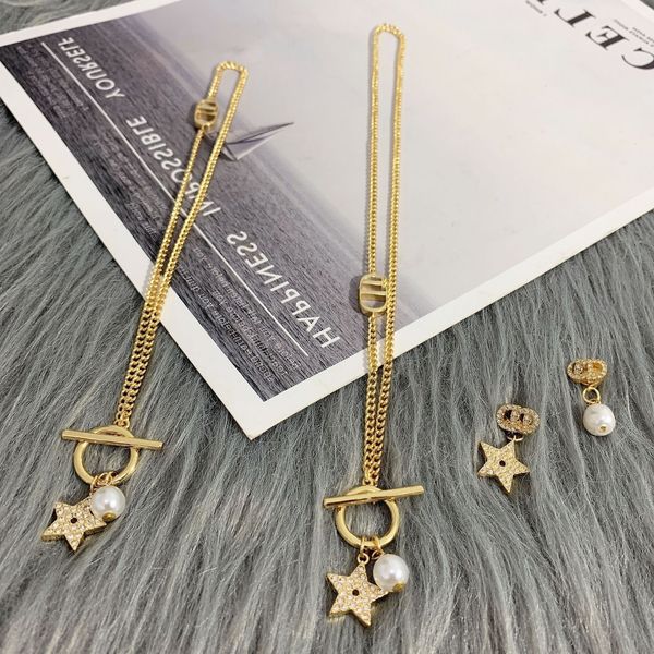factory retail and wholesale d family 20 new cd letter tassel star necklace female dijia net red double layer bracelet asymmetric earrings, Golden;silver
factory retail and wholesale d family 20 new cd letter tassel star necklace female dijia net red double layer bracelet asymmetric earrings, Golden;silver