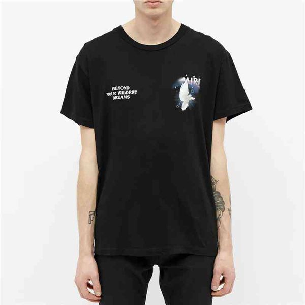 version high t shirts summer american fashion brand peace letter printing men's and women's loose short sleeve t-shirt, White;black
version high t shirts summer american fashion brand peace letter printing men's and women's loose short sleeve t-shirt, White;black