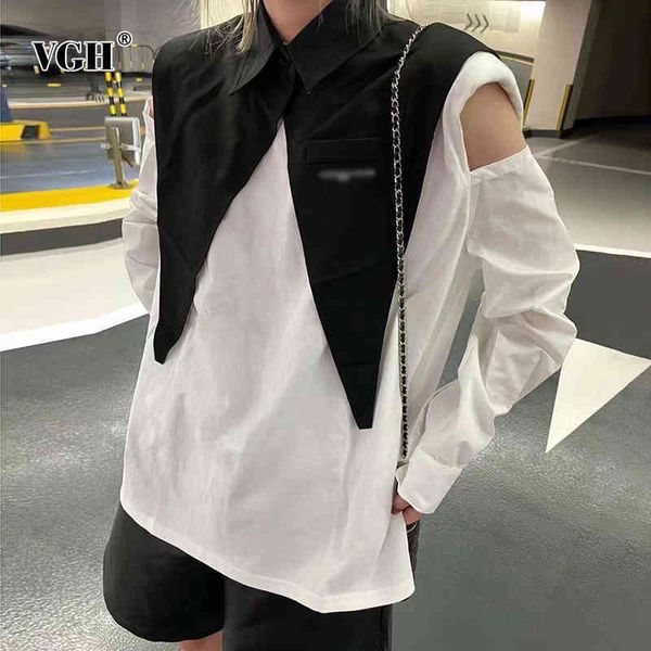 casual two piece set for women lapel korean coats o neck long sleeve hollow out t shirts fashion sets female spring 210507, White
casual two piece set for women lapel korean coats o neck long sleeve hollow out t shirts fashion sets female spring 210507, White