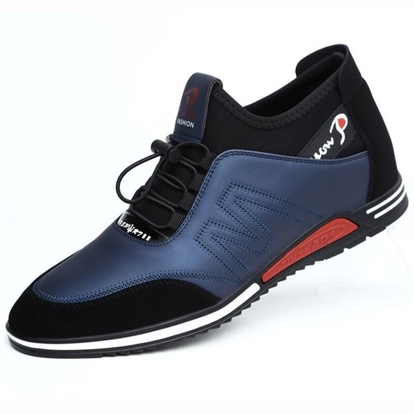 fashion men leather comfy slip increased heel 6cm footwear mens casual shoes male office business dress outdoor sport sneakers 220725, Black
fashion men leather comfy slip increased heel 6cm footwear mens casual shoes male office business dress outdoor sport sneakers 220725, Black