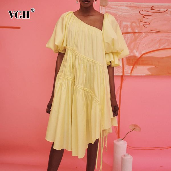 lace up dress for women diagonal collar short puff sleeve high waist elegant dresses female fashion clothing style 210507, Black;gray
lace up dress for women diagonal collar short puff sleeve high waist elegant dresses female fashion clothing style 210507, Black;gray
