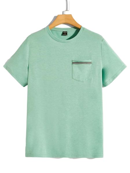 men patch pocket detail tee n7lg#, White;black
