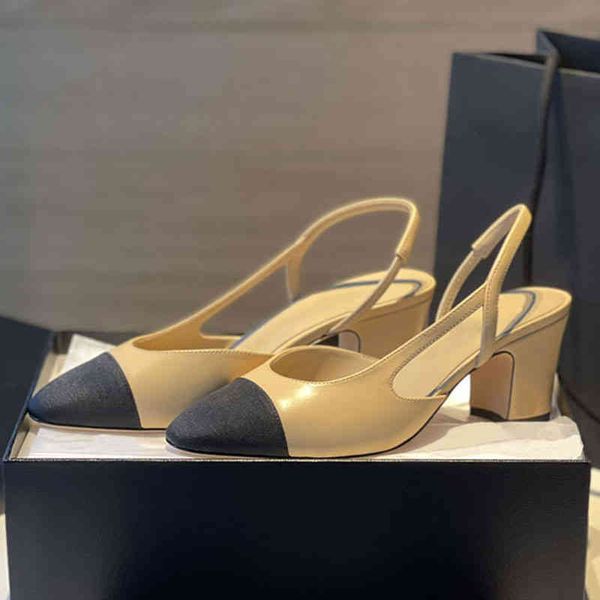 sandals baotou sandals women's autumn versatile small fragrance french color matching high heels thick heel casual single shoes, Black 
sandals baotou sandals women's autumn versatile small fragrance french color matching high heels thick heel casual single shoes, Black