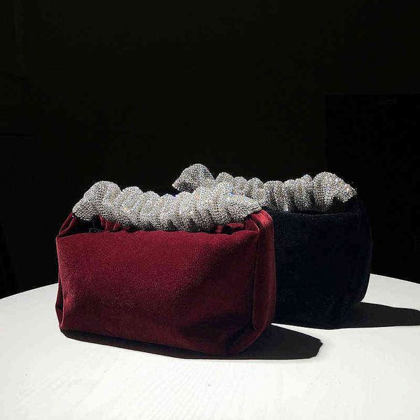 ladies evening bag rhinestone crystal clutch velvet women's handbags designer purse luxury hobo for woman bead wedding patry 0628
ladies evening bag rhinestone crystal clutch velvet women's handbags designer purse luxury hobo for woman bead wedding patry 0628