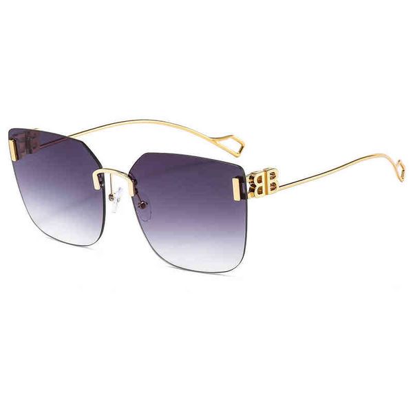 new metal sunglasses net red concave shape b personalized frameless women's brand designer luxury fashion sun glasses, White;black
new metal sunglasses net red concave shape b personalized frameless women's brand designer luxury fashion sun glasses, White;black