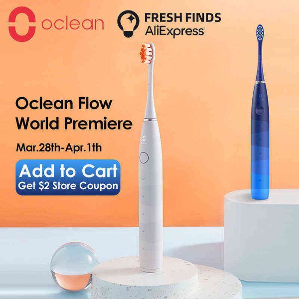 toothbrush oclean flow sonic electric toothbrush 180 days long battery ultrasonic ipx7 smart 5 modes tooth brushes replacement heads 0315
toothbrush oclean flow sonic electric toothbrush 180 days long battery ultrasonic ipx7 smart 5 modes tooth brushes replacement heads 0315