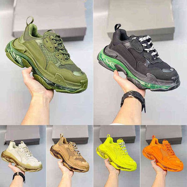 triple s men's women's casual designer shoes 17fw crystal sole black white sequins green orange blue luxury retro platform sneaker
triple s men's women's casual designer shoes 17fw crystal sole black white sequins green orange blue luxury retro platform sneaker