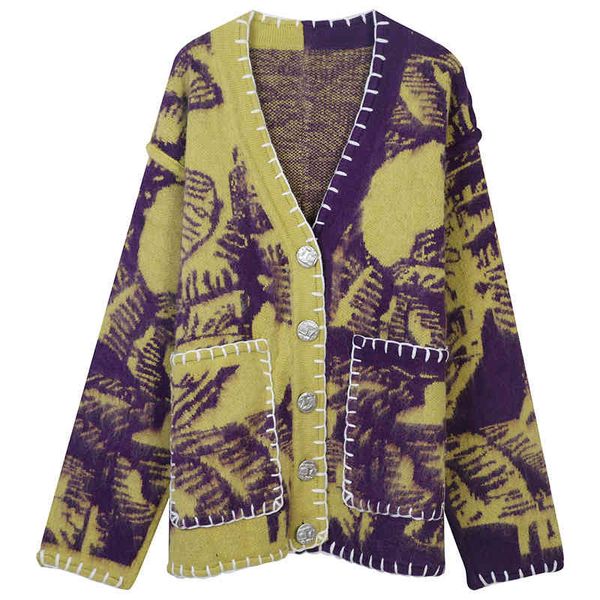 women's sweaters autumn and winter contrast color hem design pocket lazy wind loose knit cardigan sweater women's coat fashion bra, White;black
women's sweaters autumn and winter contrast color hem design pocket lazy wind loose knit cardigan sweater women's coat fashion bra, White;black