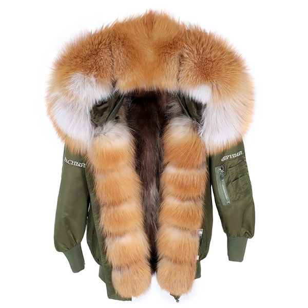 maomaokong natural fur raccoon lining women's winter jacket park embroidered with natural fur raccoon women's coat r, Black
maomaokong natural fur raccoon lining women's winter jacket park embroidered with natural fur raccoon women's coat r, Black