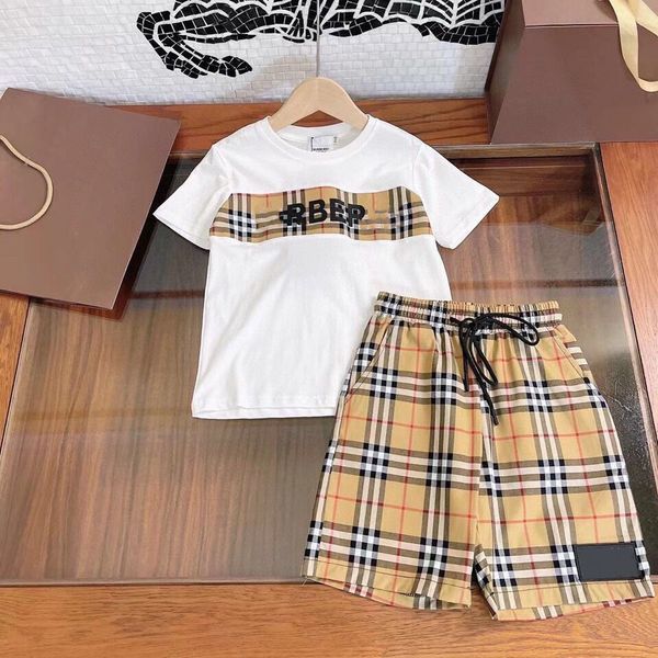 boys girls sets childrens set suit kids short sleeve t-shirt child designer clother sports with letter lattice cotton white 90-160
boys girls sets childrens set suit kids short sleeve t-shirt child designer clother sports with letter lattice cotton white 90-160
