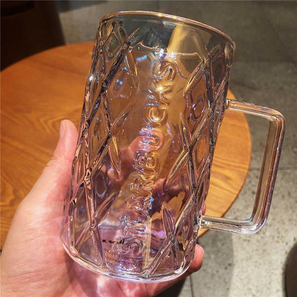 starbucks korea dream series electroplated laser gradient color seven color mark glass with handle
starbucks korea dream series electroplated laser gradient color seven color mark glass with handle