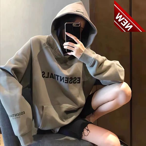 2022 spring jiexinxin fearofgod double thread ess letter loose men's and women's hooded terry sweater, Black
2022 spring jiexinxin fearofgod double thread ess letter loose men's and women's hooded terry sweater, Black