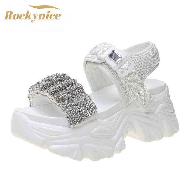 platform sandals women wedge high heels mesh shoes woman 2021 summer buckle bling chunky sandalias beac zapatos mujer y220426, Black
platform sandals women wedge high heels mesh shoes woman 2021 summer buckle bling chunky sandalias beac zapatos mujer y220426, Black