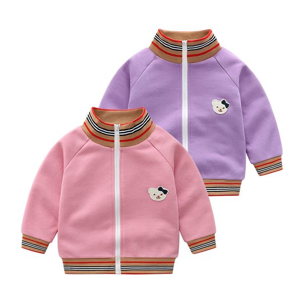 fashion kids cartoon embroidery jacket girls boys stripe long sleeve outwear 2022 autumn children loose casual clothing q7794, Blue;gray
fashion kids cartoon embroidery jacket girls boys stripe long sleeve outwear 2022 autumn children loose casual clothing q7794, Blue;gray