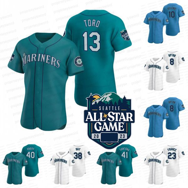 2023 all-star game jersey drew steckenrider j.p. crawford eugenio suarez abraham toro stuart fairchild jarred kelenic jesse winker skye bolt, Blue;black
2023 all-star game jersey drew steckenrider j.p. crawford eugenio suarez abraham toro stuart fairchild jarred kelenic jesse winker skye bolt, Blue;black