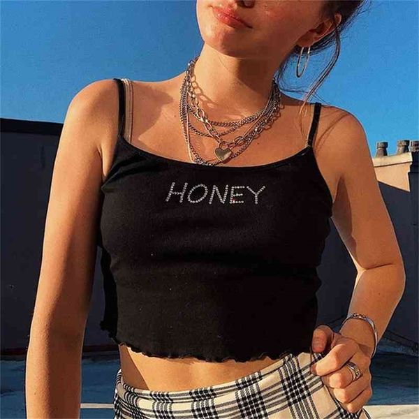 summer women fashion tank camisole cropped women honey sequined letters spaghetti straps patchwork crop 210401, White
summer women fashion tank camisole cropped women honey sequined letters spaghetti straps patchwork crop 210401, White