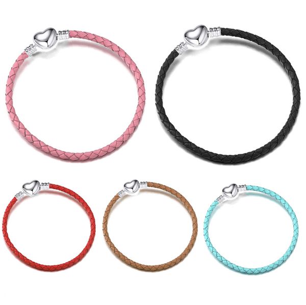leather bracelet designer heart charm original fit pandora diy bracelets jewelry, Golden;silver
leather bracelet designer heart charm original fit pandora diy bracelets jewelry, Golden;silver