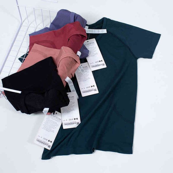 classic lulu fashion tight yoga t shirts brand short sleeve women gym fitness sportswear vest workout sports t-shirts lu tees yhlj, White
classic lulu fashion tight yoga t shirts brand short sleeve women gym fitness sportswear vest workout sports t-shirts lu tees yhlj, White