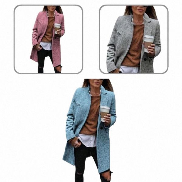 women's trench coats quick dry fabulous cardigan long coat casual winter jacket solid color for work r1s1#, Tan;black