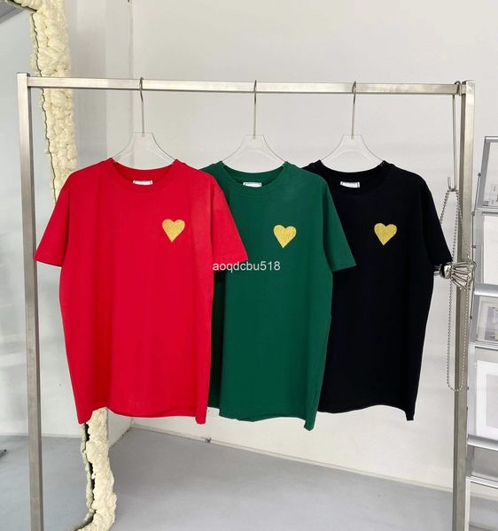 women's t-shirt 22 spring and summer love letter a gold thread embroidery wang junkai same round neck loose short sleeve couple simple, White
women's t-shirt 22 spring and summer love letter a gold thread embroidery wang junkai same round neck loose short sleeve couple simple, White